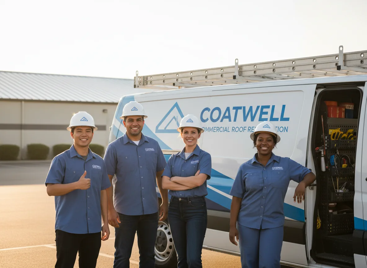 Commercial roof coating company in Manchester, IA